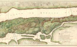1878 Johnston Map of Manhattan in 1776